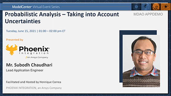 A_20210615_MDAO AppDemo _ Probabilistic Analysis - Taking into Account Uncertainties _ ModelCenter_Thumbnail_2