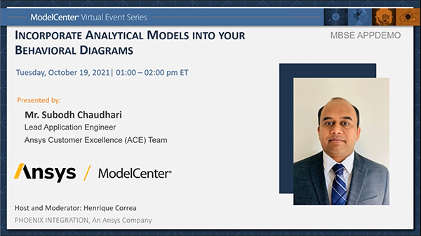A_20211019_MBSE AppDemo _ Incorporate Analytical Models into your Behavioral Diagrams _ ModelCenter_Thumbnail